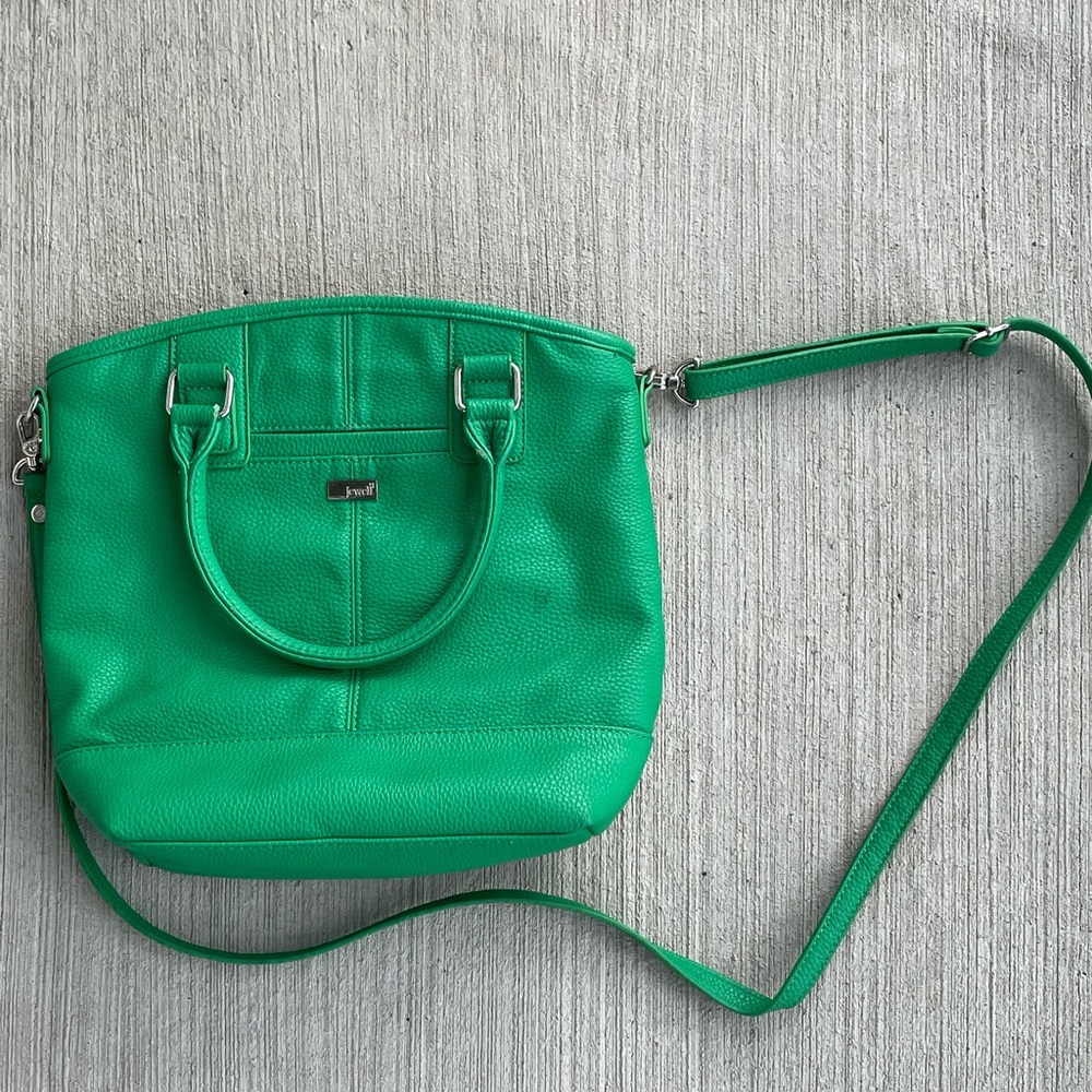 Jewel Toned Green Purse/Crossbody Bag - Picture 2 of 11